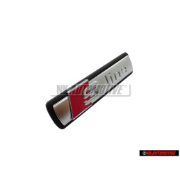 Audi Original S-LINE Frente Rotulo Insignia Emblema Cromo Rojo - 4F0853736A VUJ