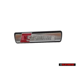 Audi Original S-LINE Frente Rotulo Insignia Emblema Cromo Rojo - 4F0853736A VUJ