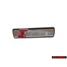 Audi Original S-LINE Frente Rotulo Insignia Emblema Cromo Rojo - 4F0853736A VUJ
