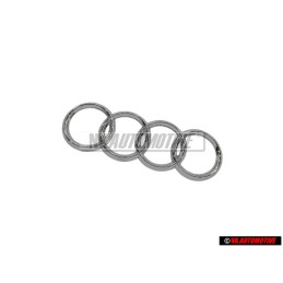 Audi Original Anillos Trasero Simbolo Insignia Emblema Cromo - 8D5853742 2ZZ