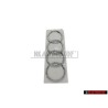 Audi Original Anillos Trasero Simbolo Insignia Emblema Cromo - 8D5853742 2ZZ