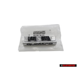 Audi Original QUATTRO Frente Rotulo Insignia Emblema Cromo - 8E0853736 2ZZ
