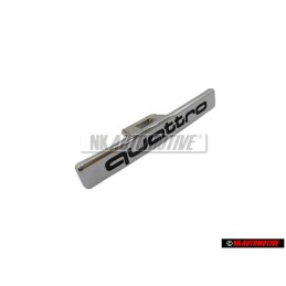 Audi Original QUATTRO Frente Rotulo Insignia Emblema Cromo - 8K9853736 2ZZ