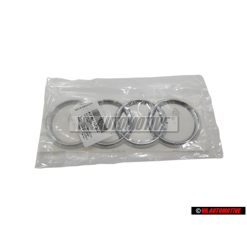 Audi Original Anillos Trasero Simbolo Insignia Emblema Cromo - 4L0853742 2ZZ