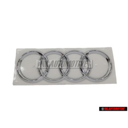 Audi Original Anillos Trasero Simbolo Insignia Emblema Cromo - 4L0853742 2ZZ