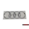 Audi Original Anillos Trasero Simbolo Insignia Emblema Cromo - 4L0853742 2ZZ