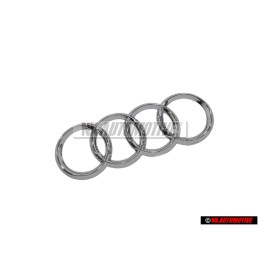 Audi Original Anillos Trasero Simbolo Insignia Emblema Cromo - 4L0853742 2ZZ
