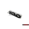 Audi Original 100 Trasero Rotulo Insignia Emblema Negro - 431853741A 2FA