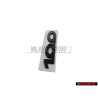 Audi Original 100 Trasero Rotulo Insignia Emblema Negro - 431853741A 2FA