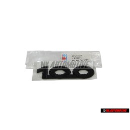 Audi Original 100 Trasero Rotulo Insignia Emblema Negro - 431853741A 2FA