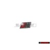 Audi Original S4 Volante Rotulo Insignia Emblema Cromo Rojo - 8A0419685B