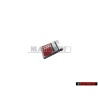 Audi Original S4 Volante Rotulo Insignia Emblema Cromo Rojo - 8A0419685B