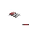Audi Original S4 Volante Rotulo Insignia Emblema Cromo Rojo - 8A0419685B