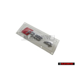 Audi Original RS4 Trasero Rotulo Insignia Emblema Cromo Rojo - 8D9853740 2ZZ
