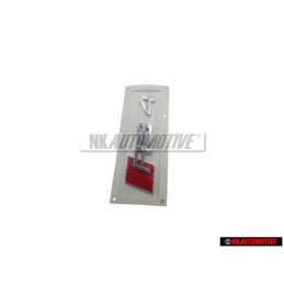 Audi Original RS4 Trasero Rotulo Insignia Emblema Cromo Rojo - 8D9853740 2ZZ