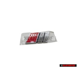 Audi Original S4 Trasero Rotulo Insignia Emblema Cromo Rojo - 8D5853737G 2ZZ