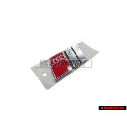 Audi Original S4 Trasero Rotulo Insignia Emblema Cromo Rojo - 8D5853737G 2ZZ