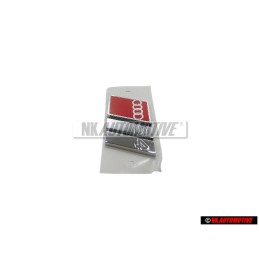 Audi Original S4 Trasero Rotulo Insignia Emblema Cromo Rojo - 8D5853737G 2ZZ