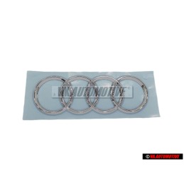Audi Original Anillos Trasero Simbolo Insignia Emblema Cromo - 4F9853742 2ZZ
