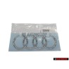 Audi Original Anillos Trasero Simbolo Insignia Emblema Cromo - 4F9853742 2ZZ