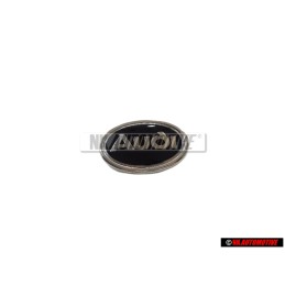Audi Original Lado Simbolo Insignia Emblema Negro Cromo - 447853621 01C