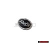 Audi Original Lado Simbolo Insignia Emblema Negro Cromo - 447853621 01C
