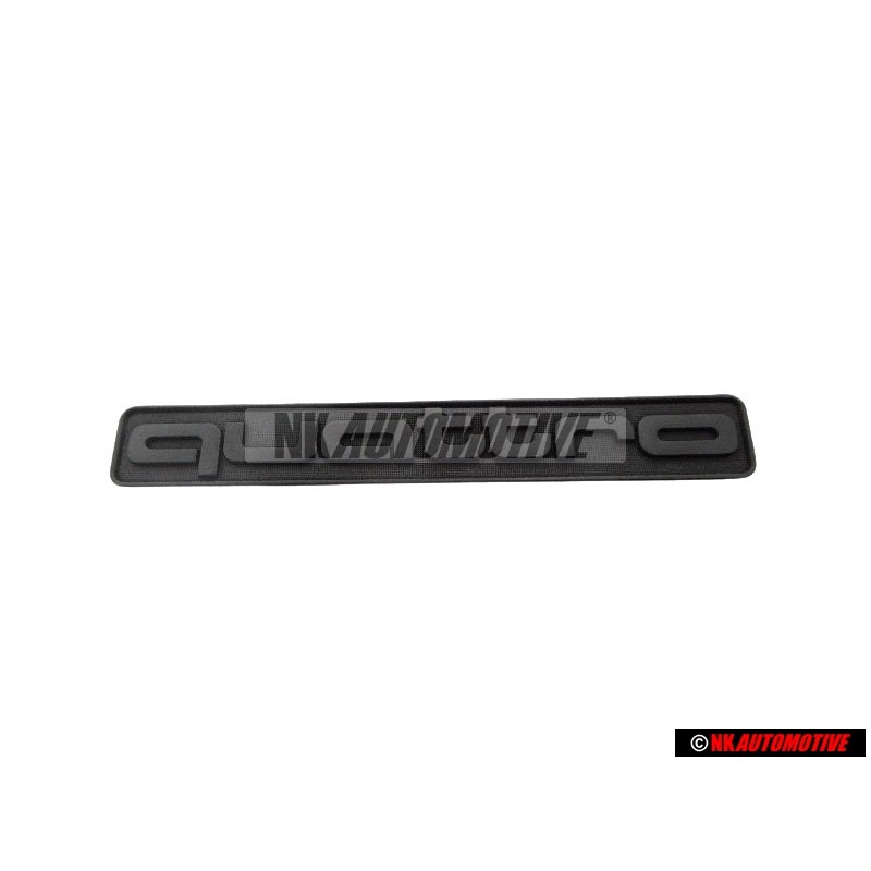 Audi Original QUATTRO Tablero Rotulo Insignia Emblema Negro - 857853681A 01C