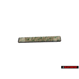 Audi Original QUATTRO Tablero Rotulo Insignia Emblema Negro - 857853681A 01C