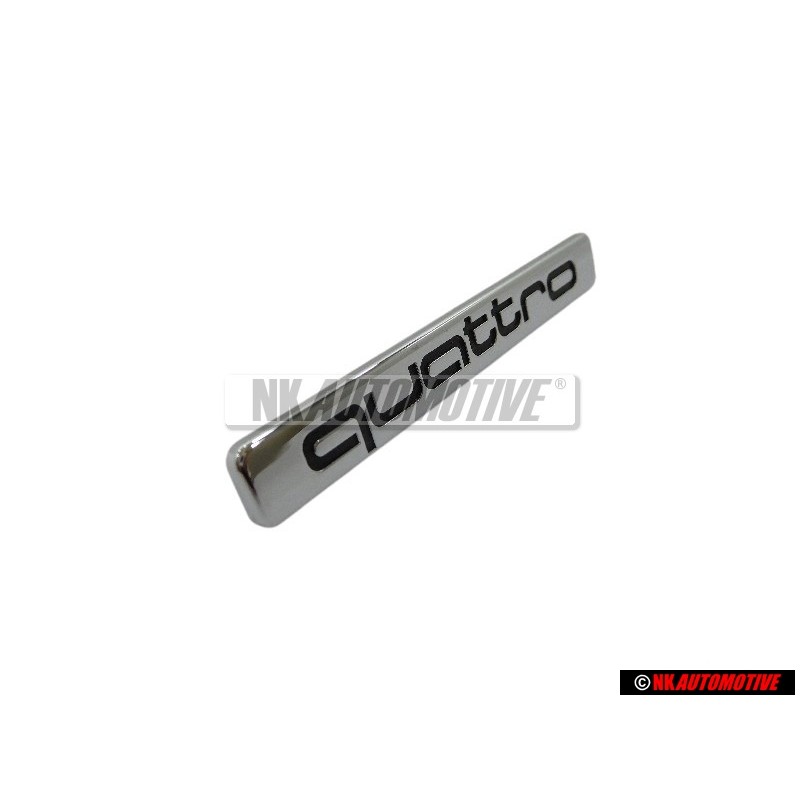 Audi Original QUATTRO Tablero Rotulo Insignia Emblema Cromo - 4D0853682 2ZZ