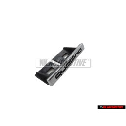 Audi Original QUATTRO Frente Rotulo Insignia Emblema Cromo - 8P4853736B 2ZZ
