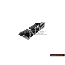 Audi Original W12 Frente Rotulo Insignia Emblema Cromo - 4E0853738 2ZZ
