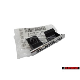 Audi Original QUATTRO Frente Rotulo Insignia Emblema Cromo - 8H0853736 2ZZ