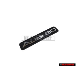 Audi Original AUDI 80 Tablero Rotulo Insignia Emblema Negro Cromo - 8A0853681D