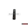 Audi Original AUDI 80 Tablero Rotulo Insignia Emblema Negro Cromo - 8A0853681D
