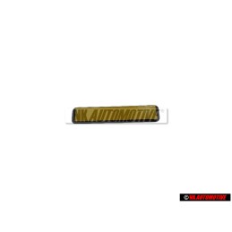 Audi Original AUDI 80 Tablero Rotulo Insignia Emblema Negro Cromo - 8A0853681D