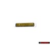 Audi Original AUDI 80 Tablero Rotulo Insignia Emblema Negro Cromo - 8A0853681D