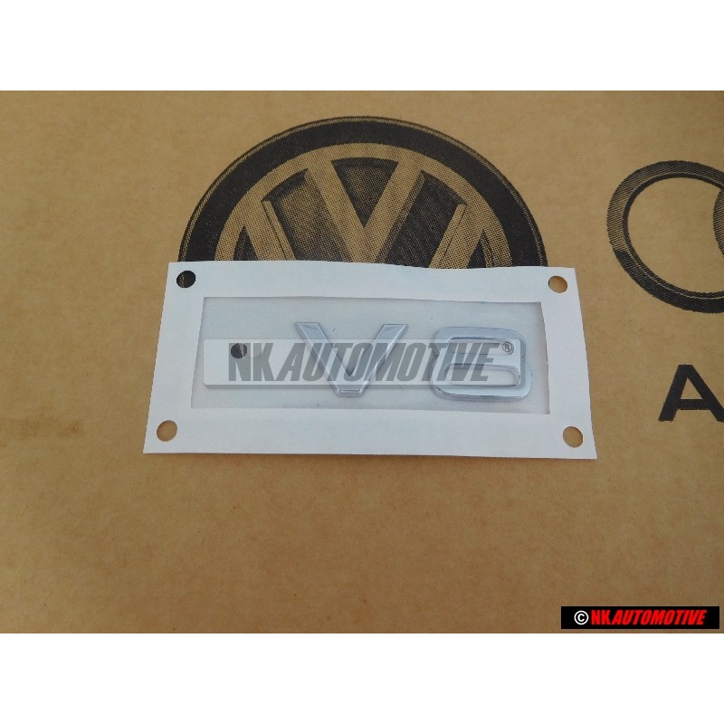 Audi Original V8 Trasero Rotulo Insignia Emblema Cromo - 8E0853601B