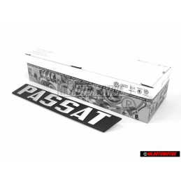VW Original PASSAT Trasero Rotulo Insignia Emblema Plata Cepillada - 321853687C