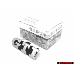 VW Original GTI Frente Rotulo Insignia Emblema Cromo - 6C0853948D FOD