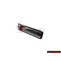 Audi Original S-LINE Frente Rotulo Insignia Emblema Cromo Rojo - 4F0853736A 2ZZ