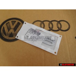 Audi Original S8 Trasero Rotulo Insignia Emblema Cromo Rojo - 4D0853735A 2ZZ