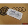 Audi Original S8 Trasero Rotulo Insignia Emblema Cromo Rojo - 4D0853735A 2ZZ