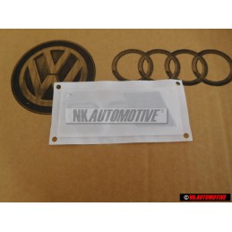 Audi Original S8 Trasero Rotulo Insignia Emblema Cromo Rojo - 4D0853735A 2ZZ