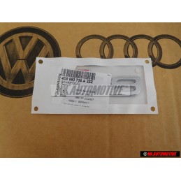 Audi Original S8 Trasero Rotulo Insignia Emblema Cromo Rojo - 4D0853735A 2ZZ
