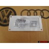 Audi Original S8 Trasero Rotulo Insignia Emblema Cromo Rojo - 4D0853735A 2ZZ