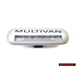 VW Original MULTIVAN Lado Rotulo Insignia Emblema Aluminio - 7E5947415A 72A
