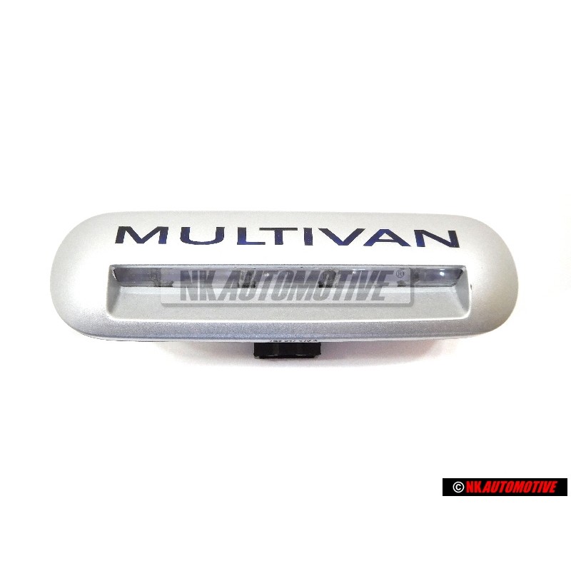 VW Original MULTIVAN Lado Rotulo Insignia Emblema Aluminio - 7E5947415A 72A