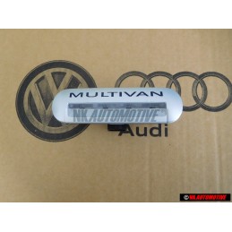 VW Original MULTIVAN Lado Rotulo Insignia Emblema Aluminio - 7E5947415A 72A