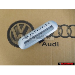 VW Original MULTIVAN Lado Rotulo Insignia Emblema Aluminio - 7E5947415A 72A
