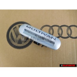 VW Original MULTIVAN Lado Rotulo Insignia Emblema Aluminio - 7E5947415A 72A